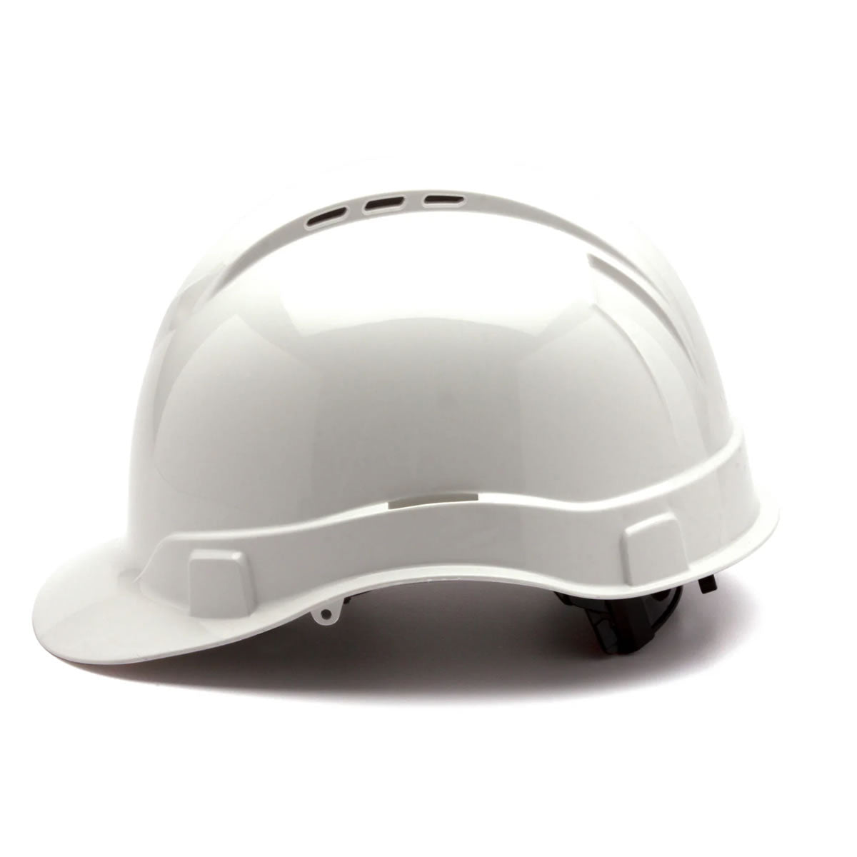 Custom 3D Pyramex Ridgeline Vented Cap Style Hard Hat, 4-Point Ratchet Suspension