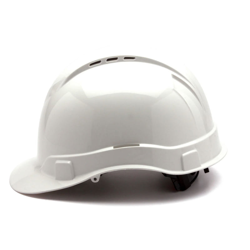 Custom 3D Pyramex Ridgeline Vented Cap Style Hard Hat, 4-Point Ratchet Suspension