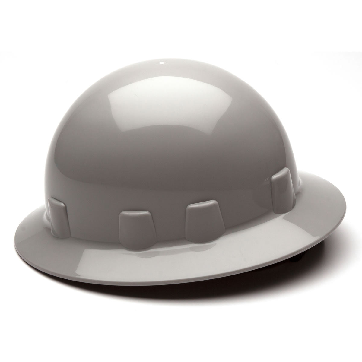 Pyramex SL Series Sleek Shell Full Brim Hard Hat, 4-Point Ratchet Suspension