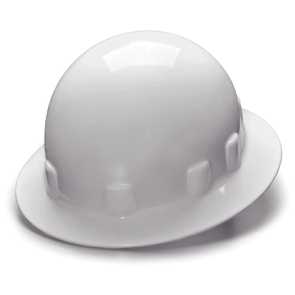 Pyramex SL Series Sleek Shell Full Brim Hard Hat, 4-Point Ratchet Suspension