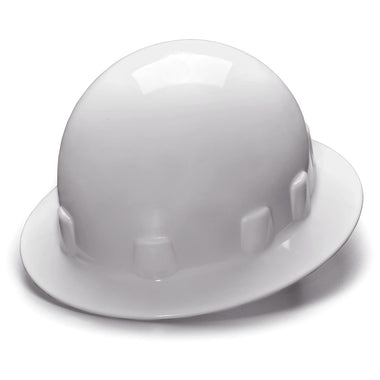 Pyramex SL Series Sleek Shell Full Brim Hard Hat, 4-Point Ratchet Suspension