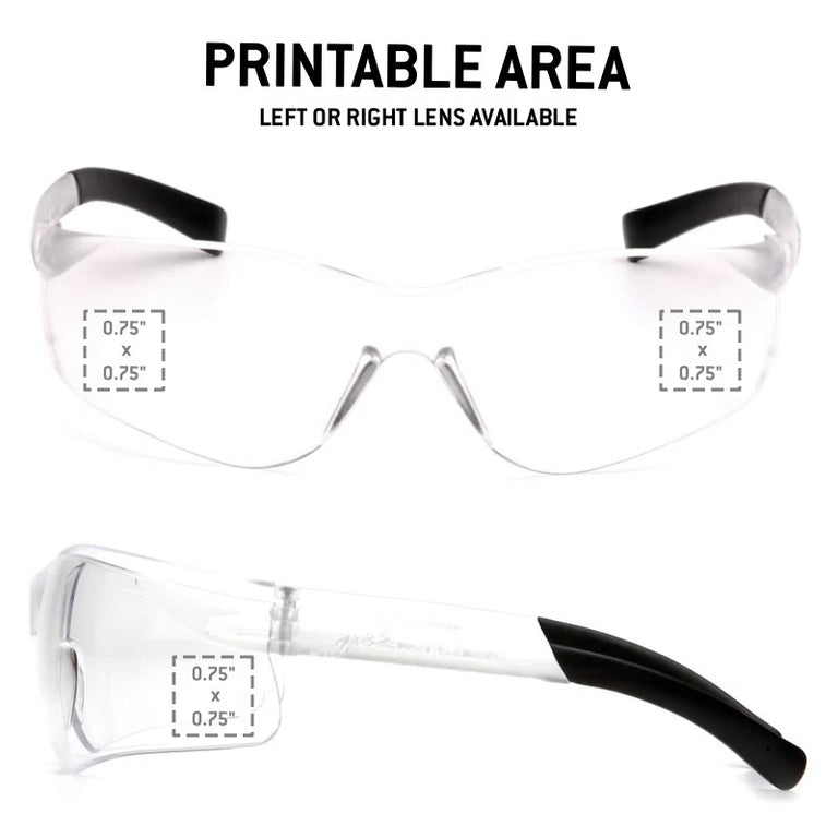 Custom MCR BearKat BK1 Series Safety Glasses, 12 Pack