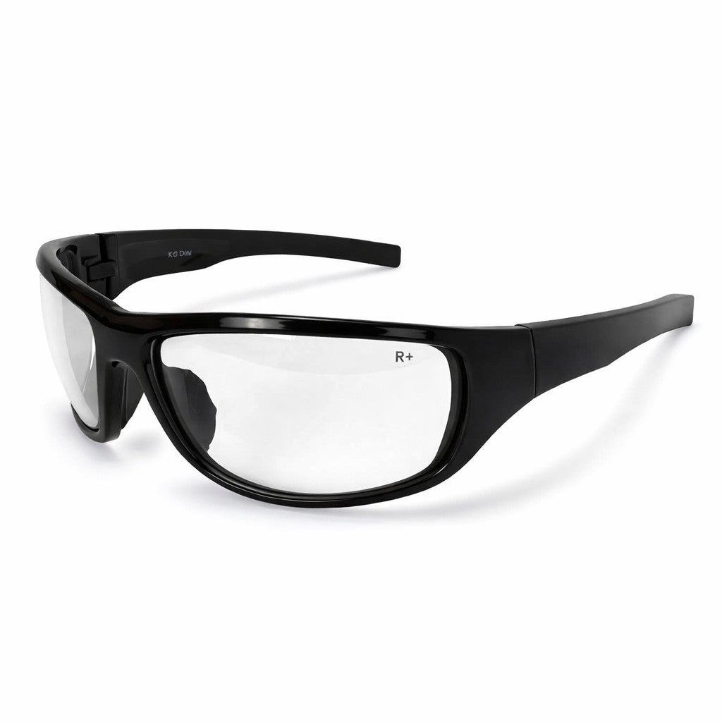 Custom Rugged Blue Bronto Safety Glasses, 12 Pack