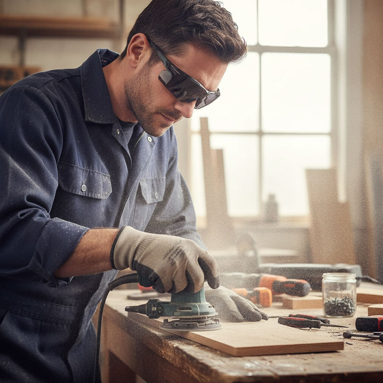 Rugged Blue Calibrate Safety Glasses