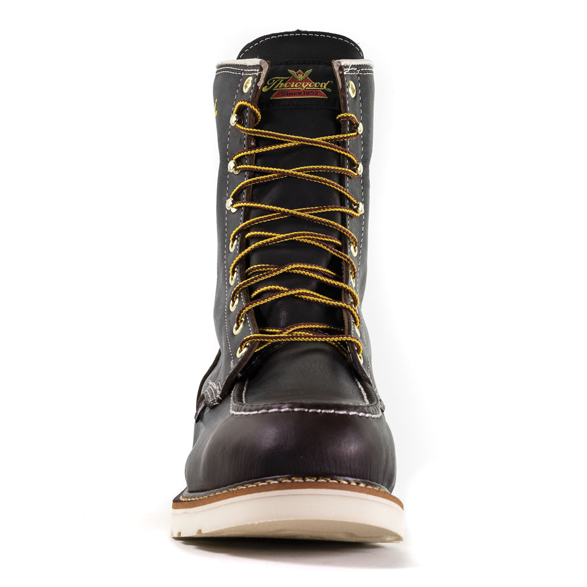 Thorogood Men's 1957 Series 8" Moc Toe MAXWear Wedge™ Waterproof Safety Toe Boots, 804-3800, Briar Pitstop