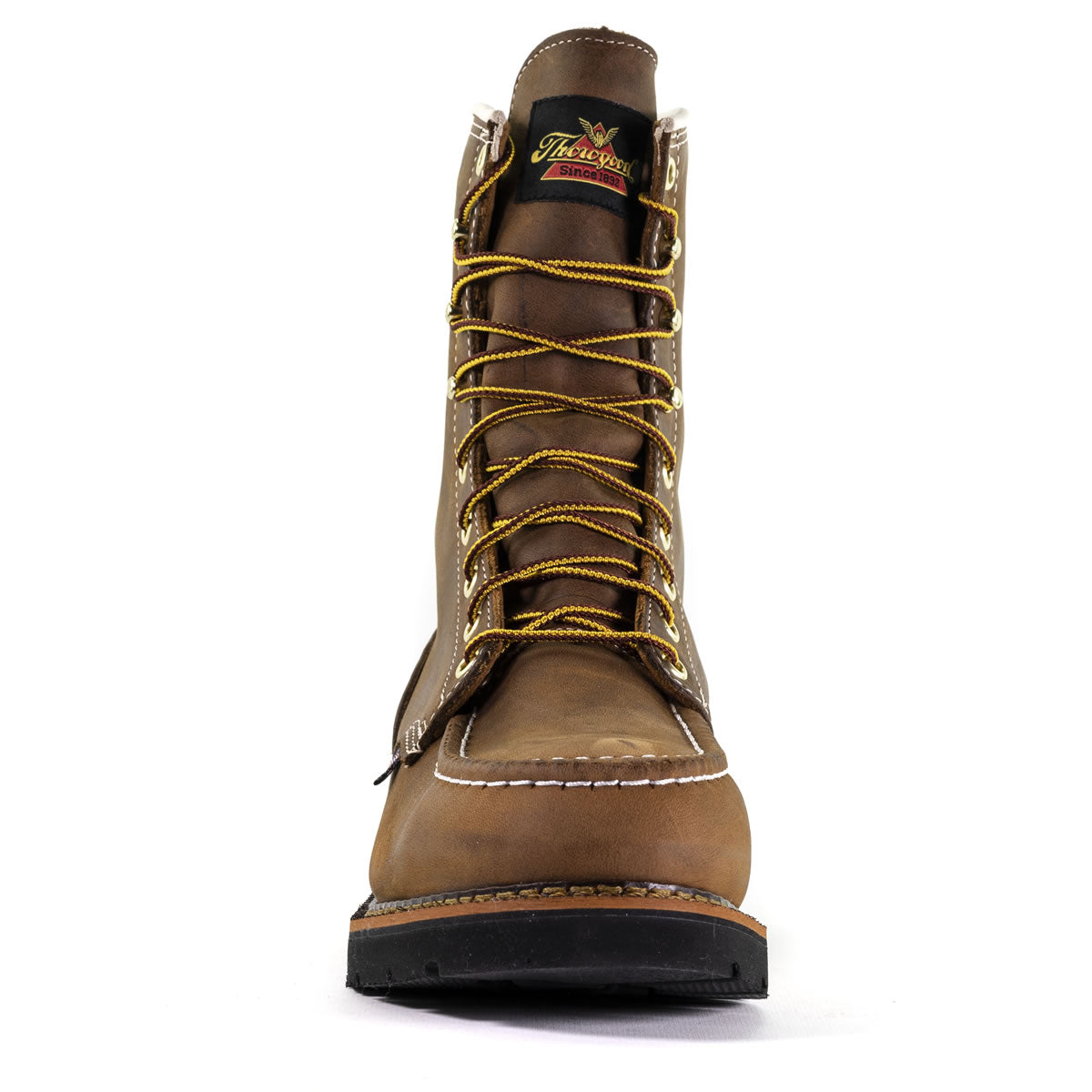 Thorogood Men's 1957 Series 8" Moc Toe MAXWear Wedge 90™ Waterproof Safety Toe Boots, 804-3898, Crazy Horse