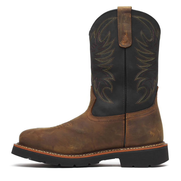 Thorogood Men's Wellington 11" Waterproof Steel Toe Boots, 804-4330, Crazy Horse Brown