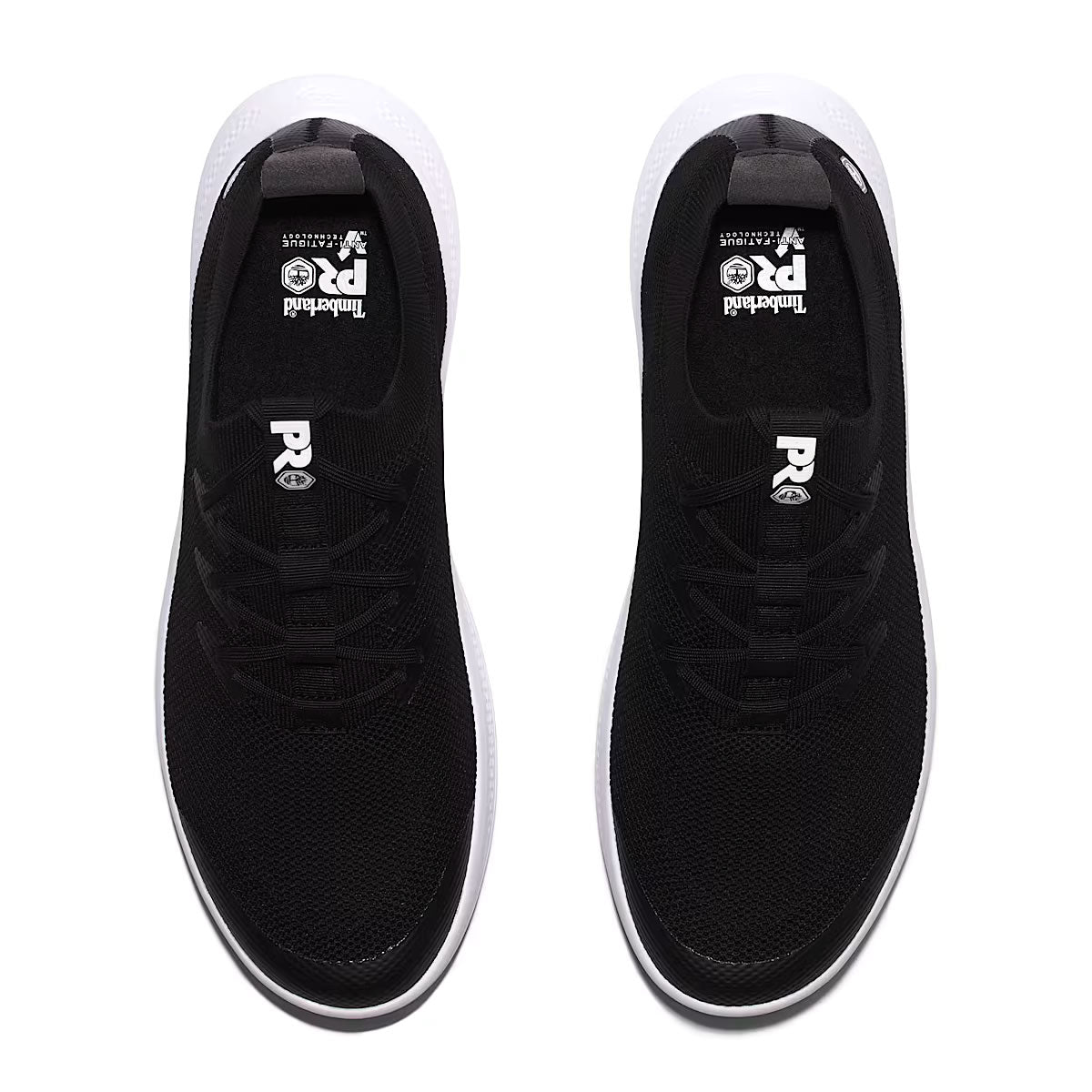Timberland PRO Women's Solace Slip-on Soft Toe Sneakers, TB0A5WG3001, Black/White