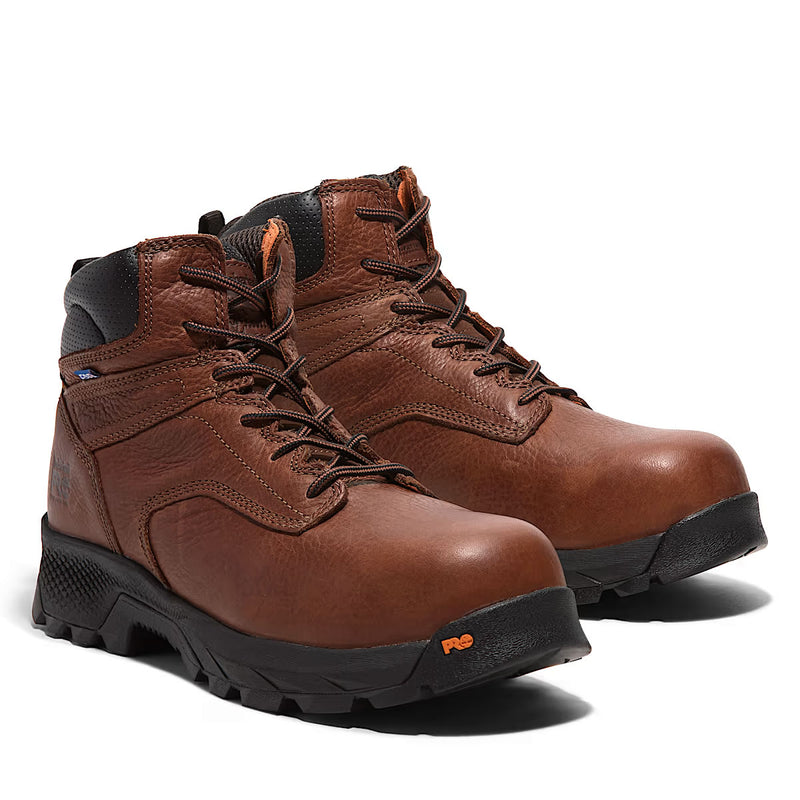 Timberland PRO Men's 6" TiTAN® EV Comp-Toe SD10 Boots, TB0A61PF214, Brown
