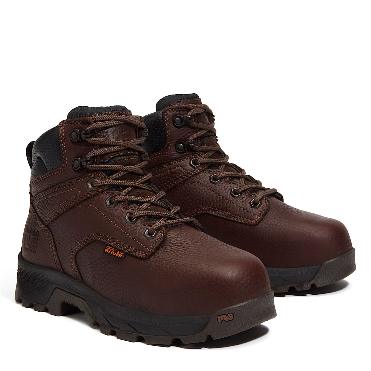 Timberland PRO Women's 6" TiTAN® EV Met-Guard Comp-Toe Boots, TB0A6377W01, Brown