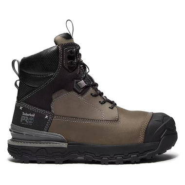 Timberland PRO Men's 6" Boondock Ultralight Comp-Toe Waterproof Work Boots, TB0A63FYA4F, Grey/Black
