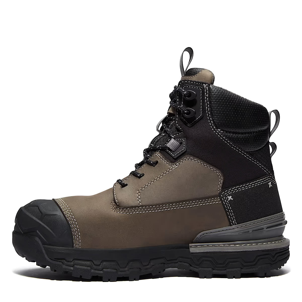 Timberland PRO Men's 6" Boondock Ultralight Comp-Toe Waterproof Work Boots, TB0A63FYA4F, Grey/Black