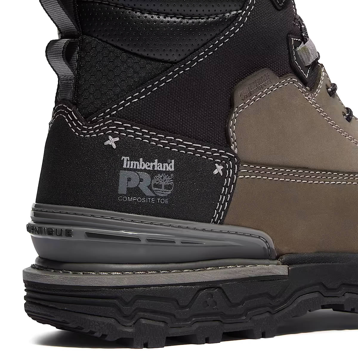 Timberland PRO Men's 6" Boondock Ultralight Comp-Toe Waterproof Work Boots, TB0A63FYA4F, Grey/Black