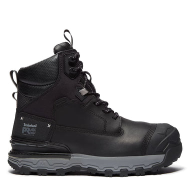 Timberland PRO Men's 6" Boondock Ultralight Waterproof Comp-Toe Boots, TB0A63GKEDX, Black/Grey, ,