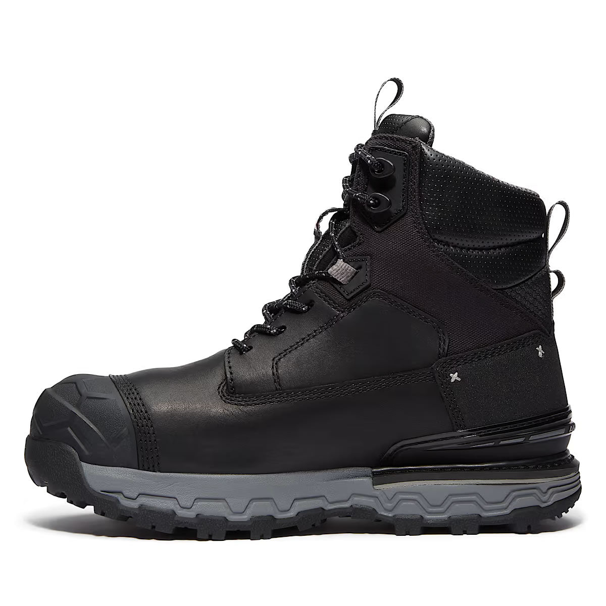 Timberland PRO Men's 6" Boondock Ultralight Waterproof Comp-Toe Boots, TB0A63GKEDX, Black/Grey, ,