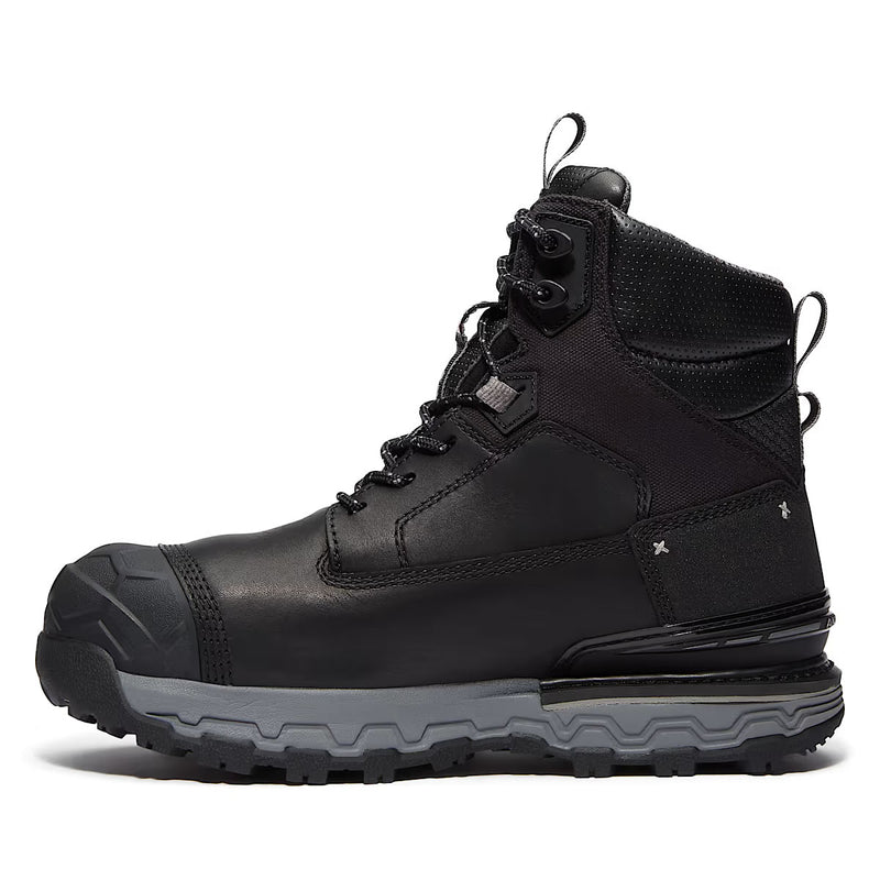 Timberland PRO Men's 6" Boondock Ultralight Waterproof Comp-Toe Boots, TB0A63GKEDX, Black/Grey, ,