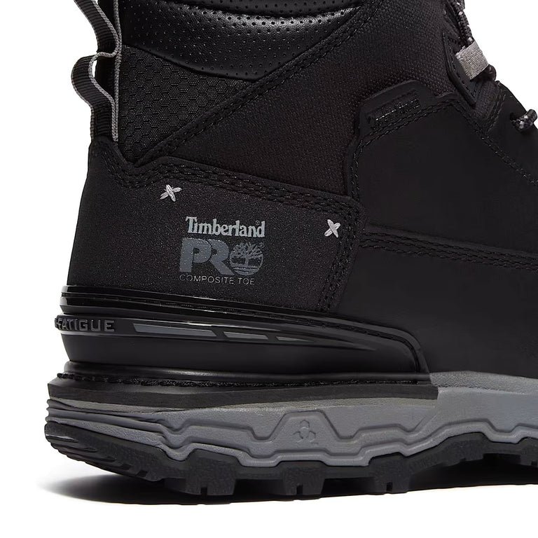 Timberland PRO Men's 6" Boondock Ultralight Waterproof Comp-Toe Boots, TB0A63GKEDX, Black/Grey, ,