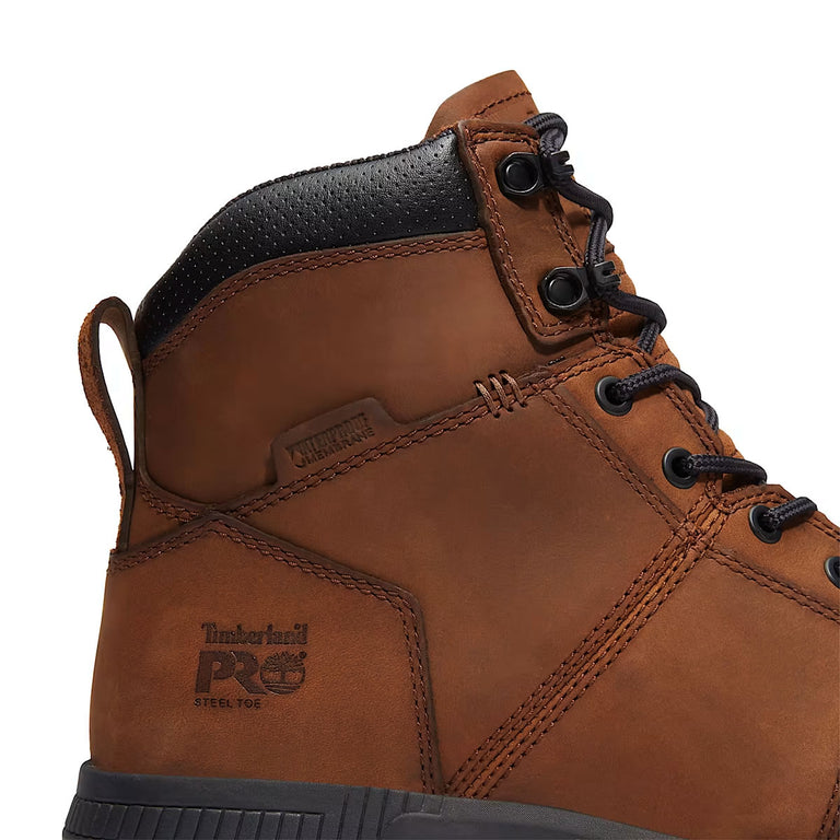 Timberland PRO Men's 6" Montauk Steel-Toe Waterproof Boots, TB0A63MBEM4, Brown