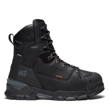 Timberland PRO 8" Endurance EV Comp-Toe Met-Guard Waterproof CSA Boots, Full, Black