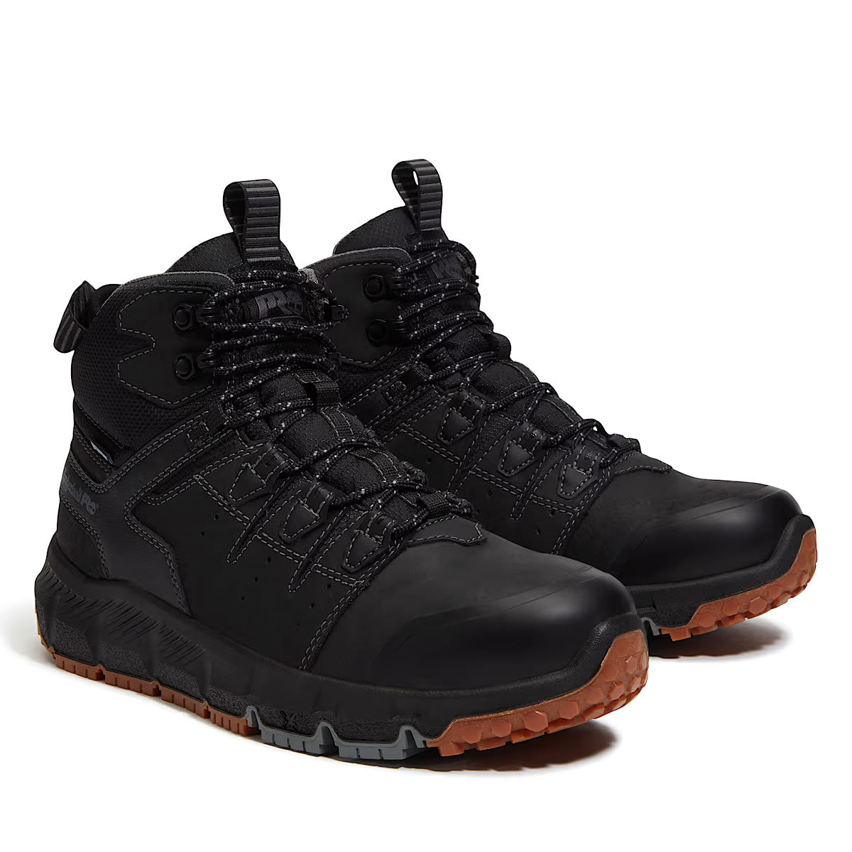 Timberland PRO Men's 6" Tempe Soft-Toe Waterproof Leather Boots, TB0A63WQEK5, Black