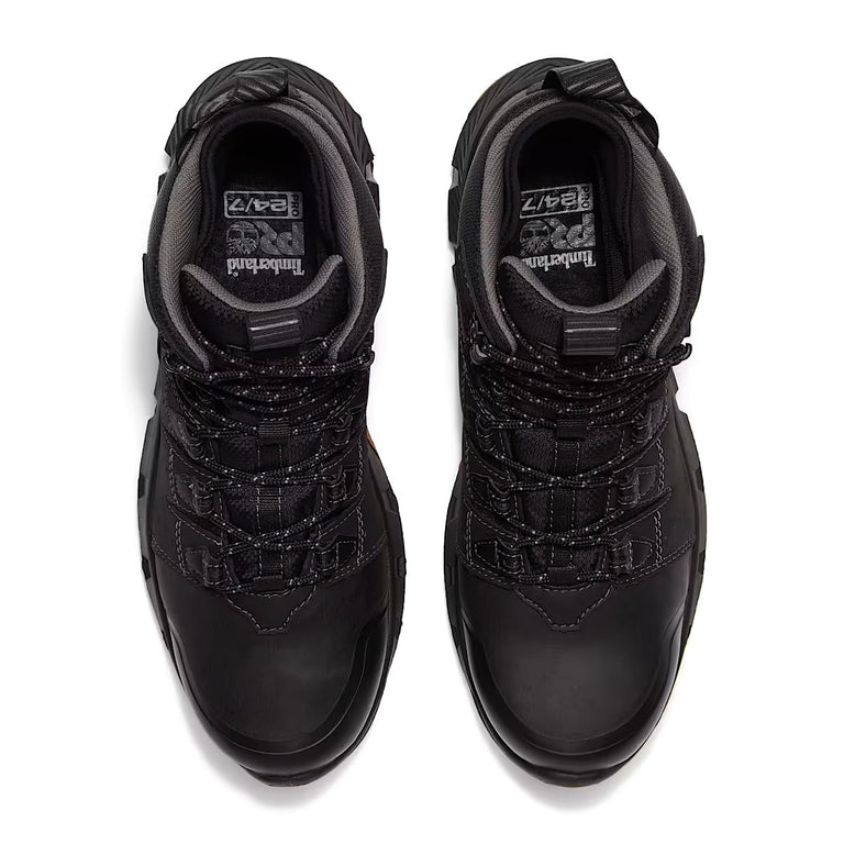Timberland PRO Men's 6" Tempe Soft-Toe Waterproof Leather Boots, TB0A63WQEK5, Black