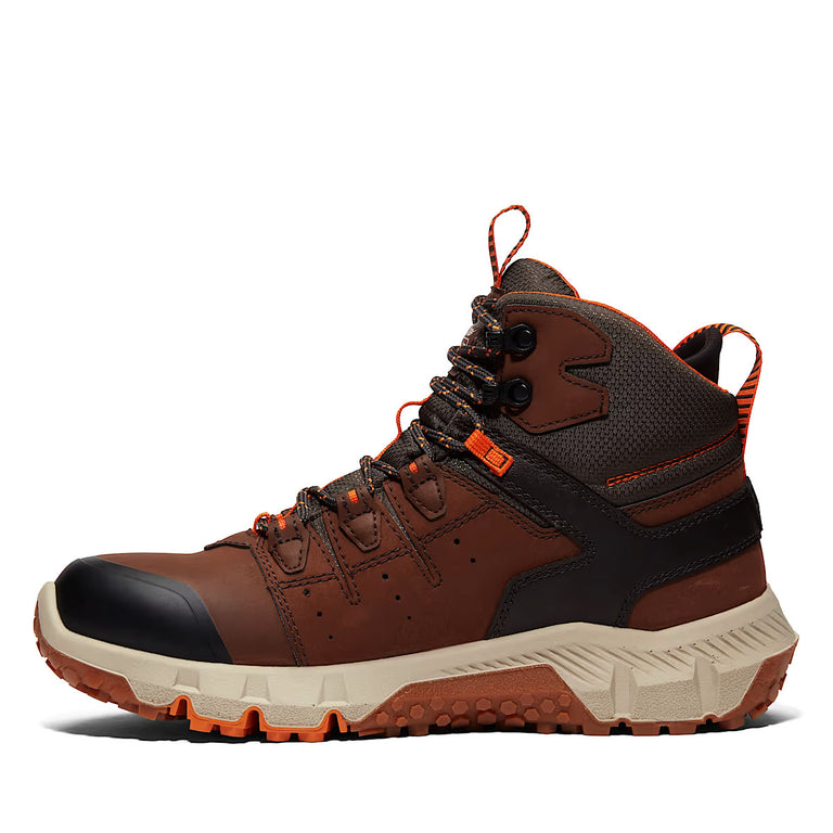 Timberland PRO Men's 6" Tempe Soft-Toe Waterproof Leather Boots, Brown, Medium