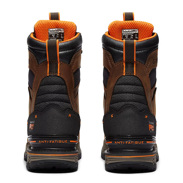 Timberland PRO 8" Boondock Ultralight Comp-Toe Waterproof Insulated Boots, TB0A646FEM4, Brown