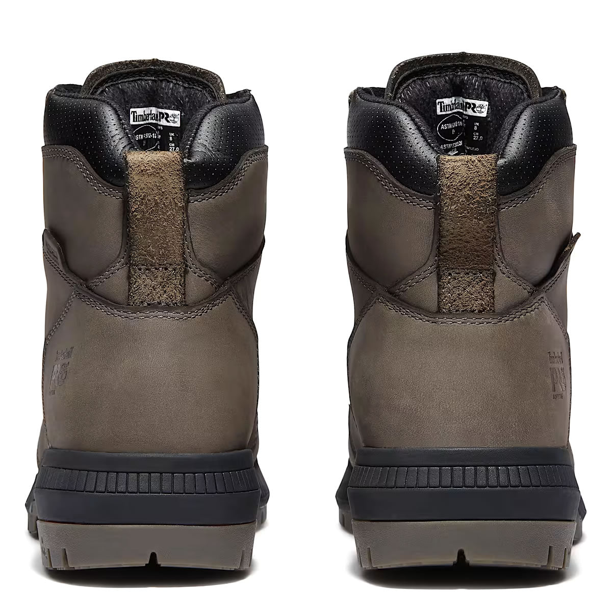 Timberland PRO Men's 6" Montauk Soft Toe Waterproof Leather Boots, TB0A647QEJO, Gray