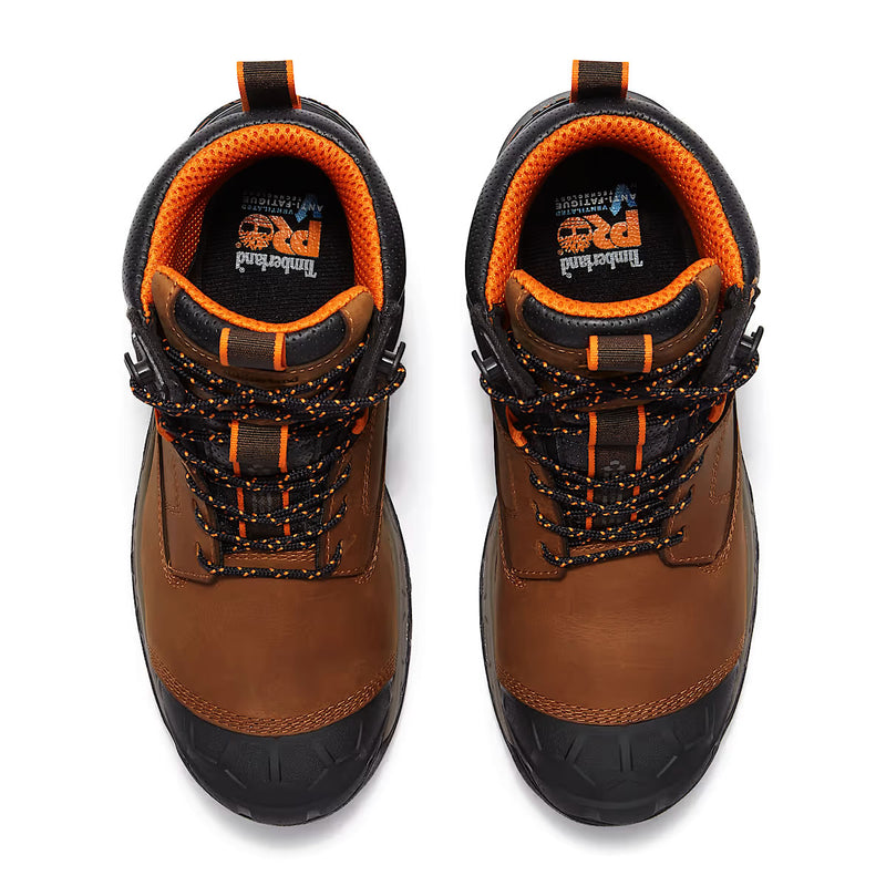 Timberland PRO Men's 6" Boondock Ultralight Soft Toe Waterproof Boots, TB0A648BEM8, Brown