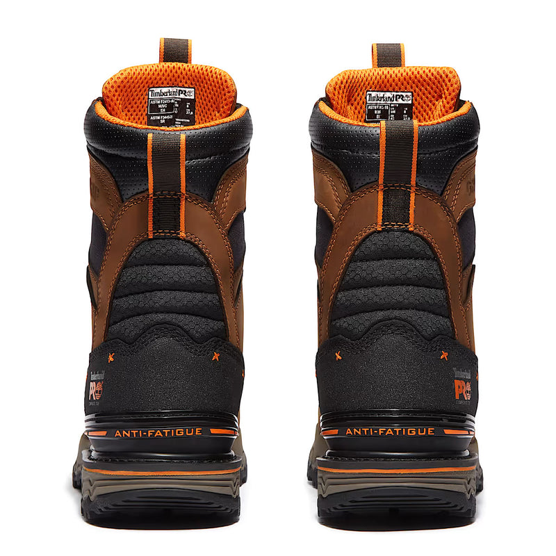 Timberland PRO 8" Boondock Ultralight Comp-Toe Waterproof Boots, TB0A648YEM8, Brown