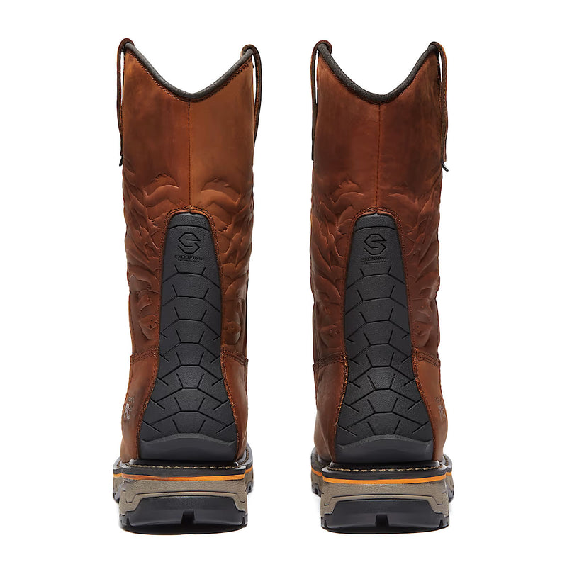 Timberland PRO True Grit USA Pull-On Comp-Toe Waterproof Boots, Brown, Medium