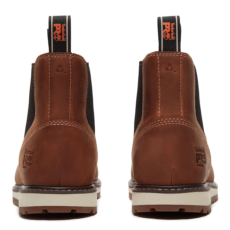 Timberland PRO Irvine Chelsea Soft Toe Boots, Brown, Medium