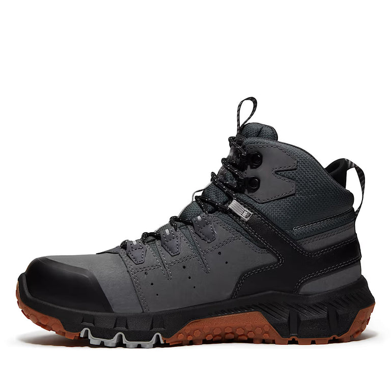 Timberland PRO Men's 6" Tempe Alloy-Toe Waterproof Leather Boots, TB0A67G3EJO, Gray