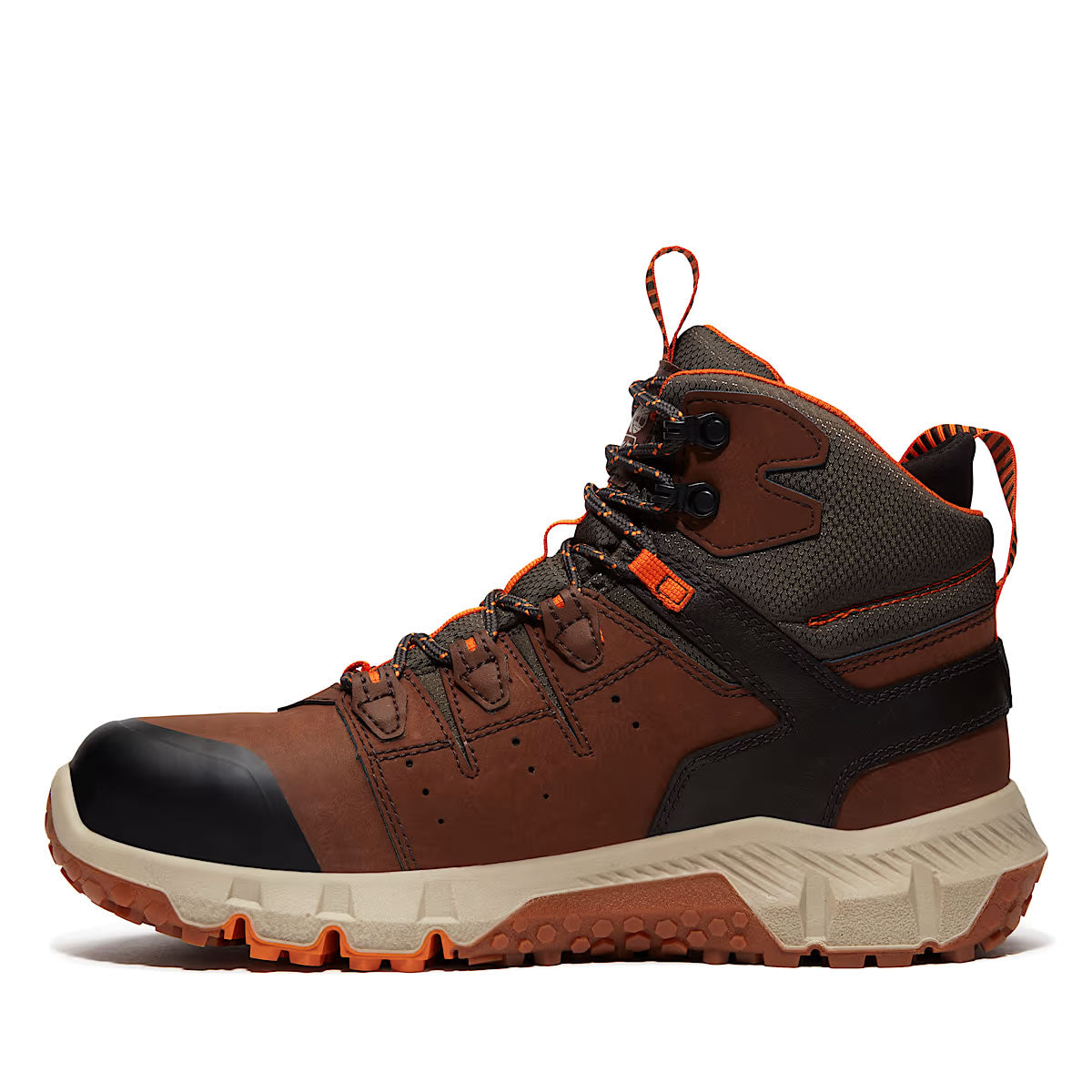 Timberland PRO Men's 6" Tempe Alloy-Toe Waterproof Leather Boots, Brown, Medium