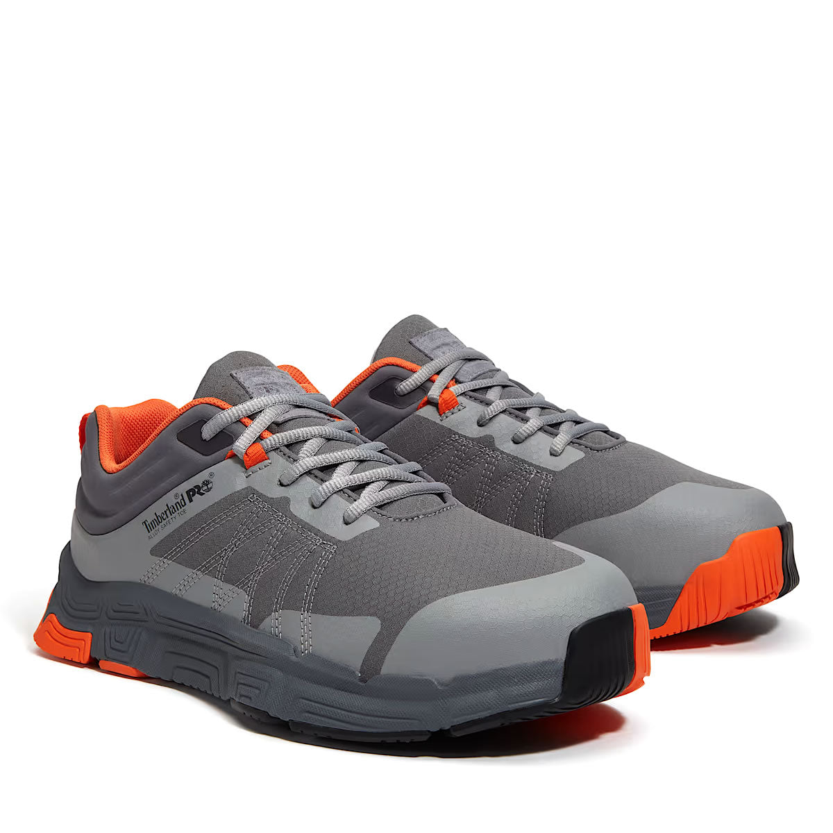 Timberland PRO XR-1 Alloy Toe Sneakers, TB0A67JKEEG, Gray/Orange