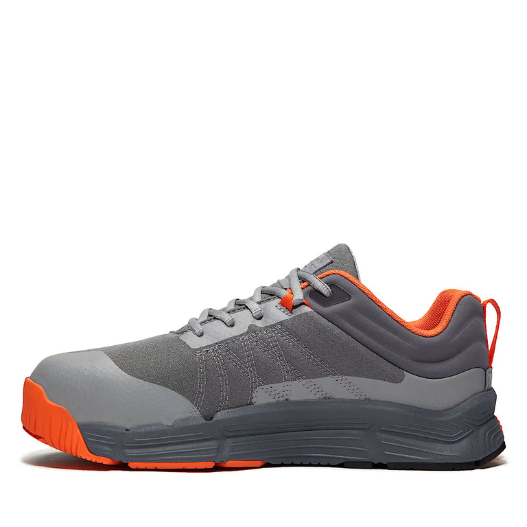 Timberland PRO XR-1 Alloy Toe Sneakers, TB0A67JKEEG, Gray/Orange