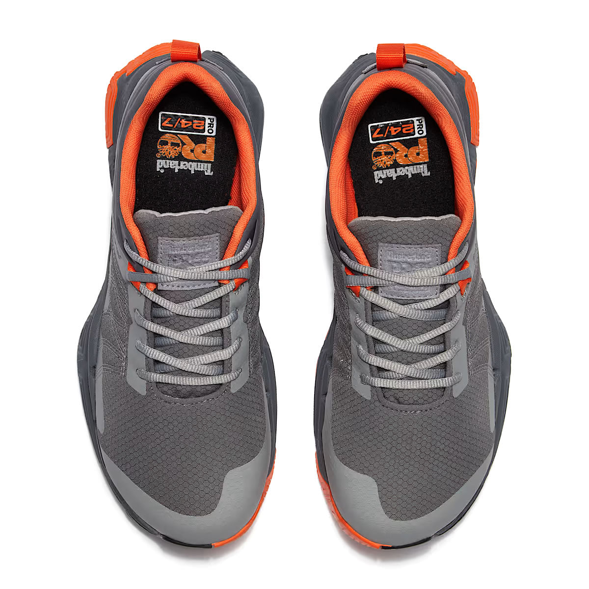 Timberland PRO XR-1 Alloy Toe Sneakers, TB0A67JKEEG, Gray/Orange