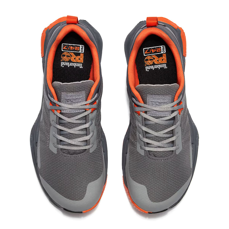 Timberland PRO XR-1 Alloy Toe Sneakers, TB0A67JKEEG, Gray/Orange