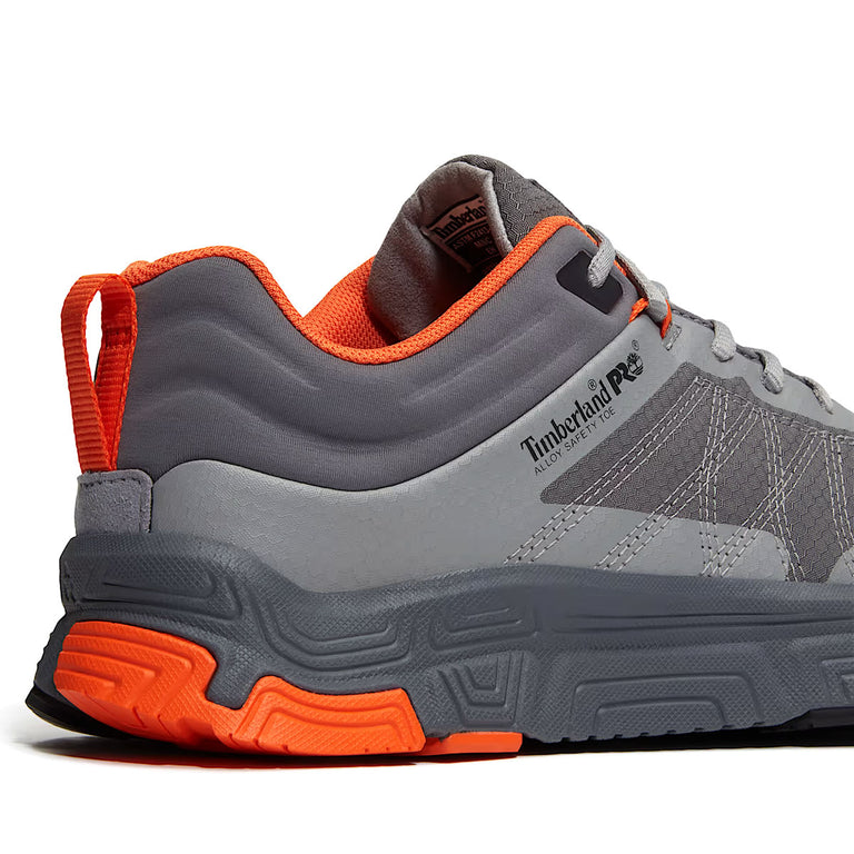 Timberland PRO XR-1 Alloy Toe Sneakers, TB0A67JKEEG, Gray/Orange