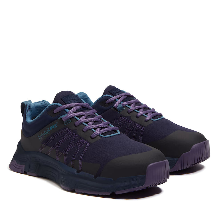 Timberland PRO Women's XR-1 Alloy Toe Dynamic Natural Fit Sneakers, TB0A67K7EPS, Blue/Purple