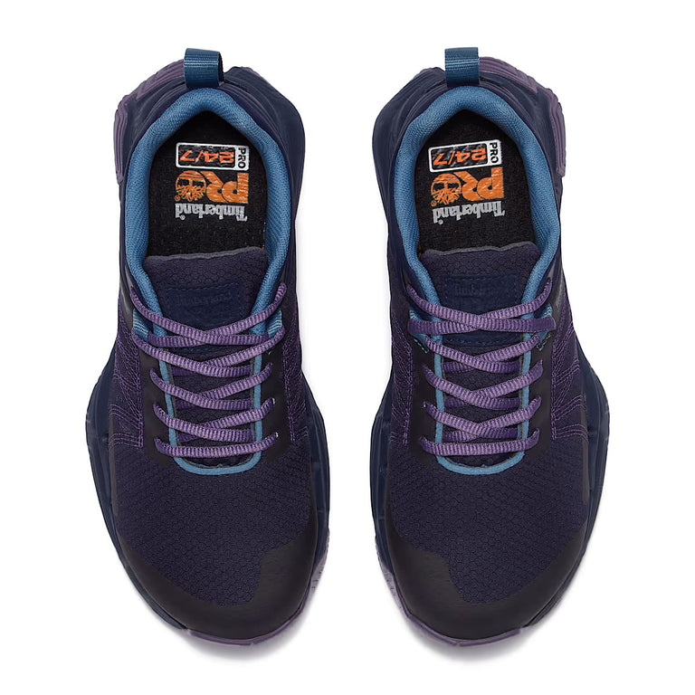 Timberland PRO Women's XR-1 Alloy Toe Dynamic Natural Fit Sneakers, TB0A67K7EPS, Blue/Purple