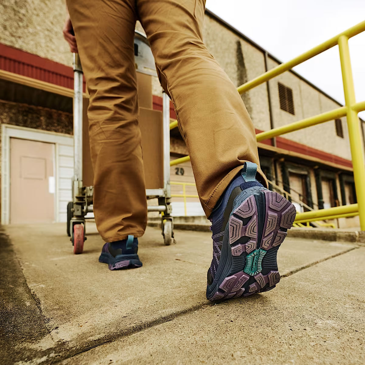 Timberland PRO Women's XR-1 Alloy Toe Dynamic Natural Fit Sneakers, TB0A67K7EPS, Blue/Purple
