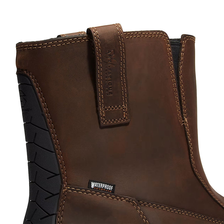 Timberland PRO True Grit Chelsea Comp-Toe Waterproof Boots, TB0A67QKW01, Brown