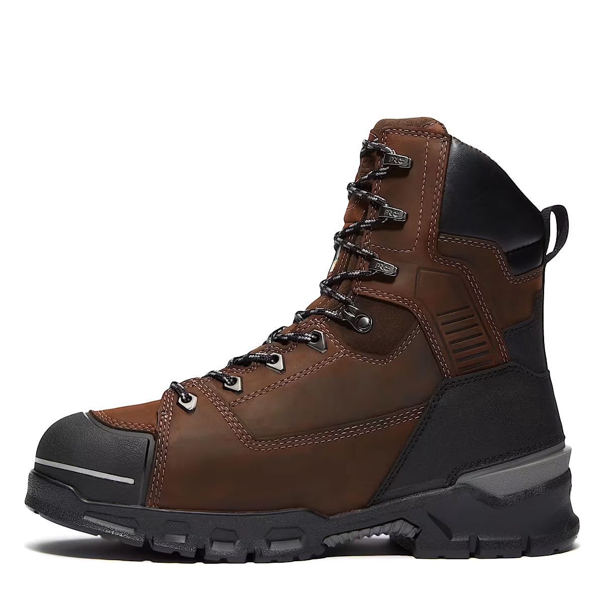 Timberland PRO 8" Endurance EV Comp-Toe Waterproof Insulated CSA Boots, Brown, Medium
