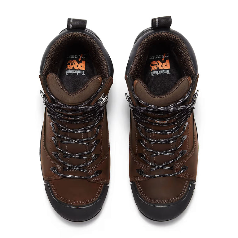 Timberland PRO 8" Endurance EV Comp-Toe Waterproof Insulated CSA Boots, Brown, Medium