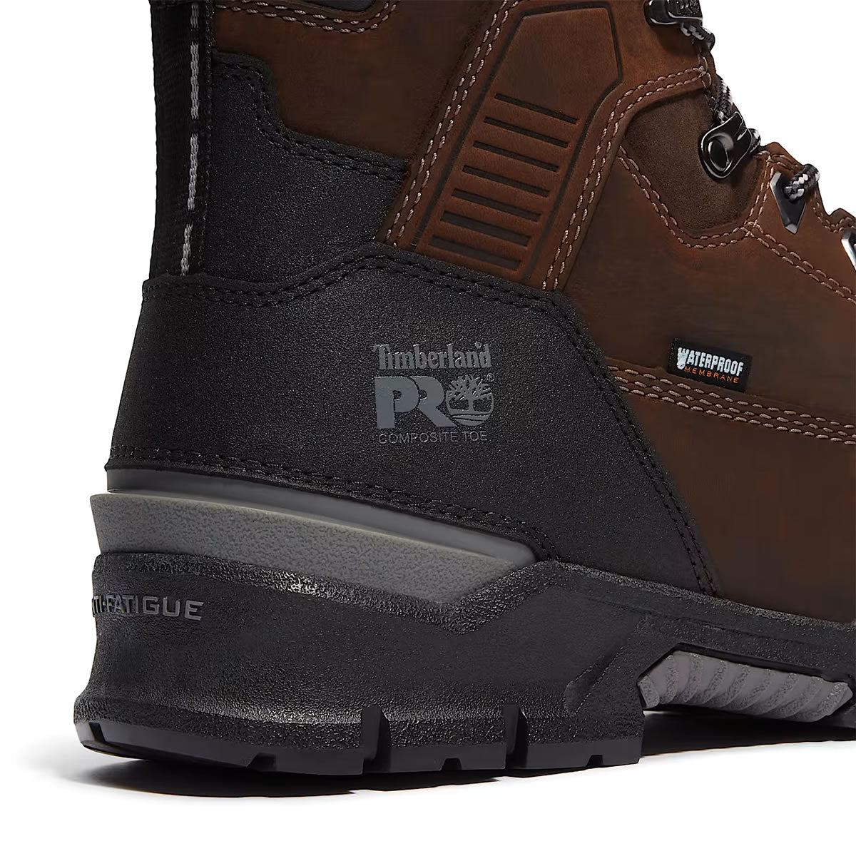 Timberland PRO 8" Endurance EV Comp-Toe Waterproof Insulated CSA Boots, Brown, Medium
