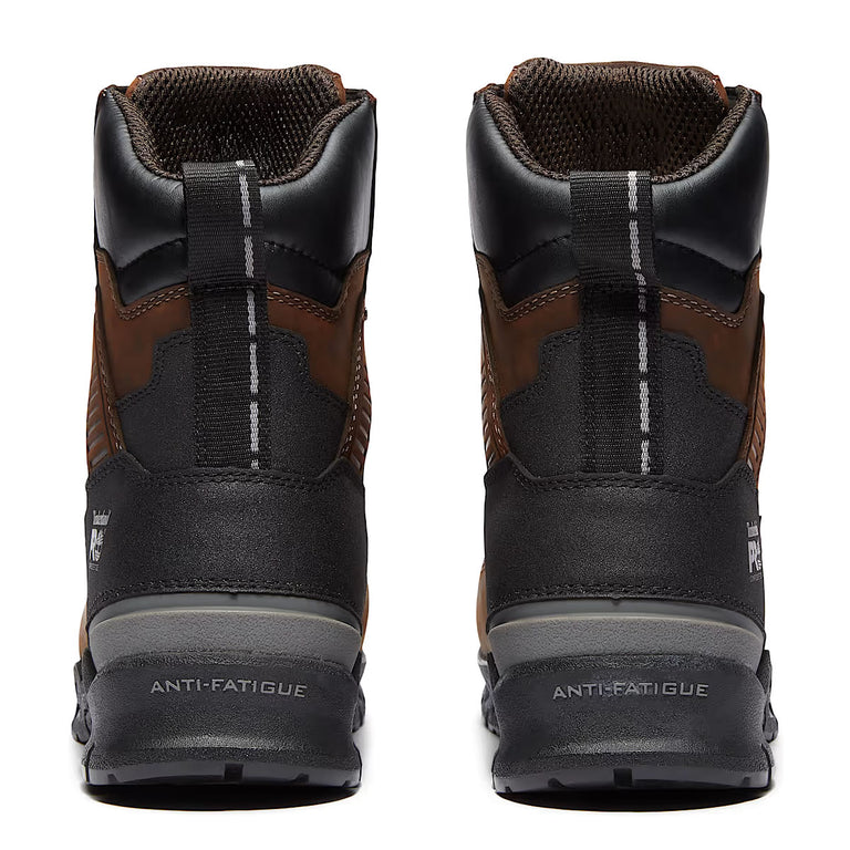 Timberland PRO 8" Endurance EV Comp-Toe Waterproof Insulated CSA Boots, Brown, Medium