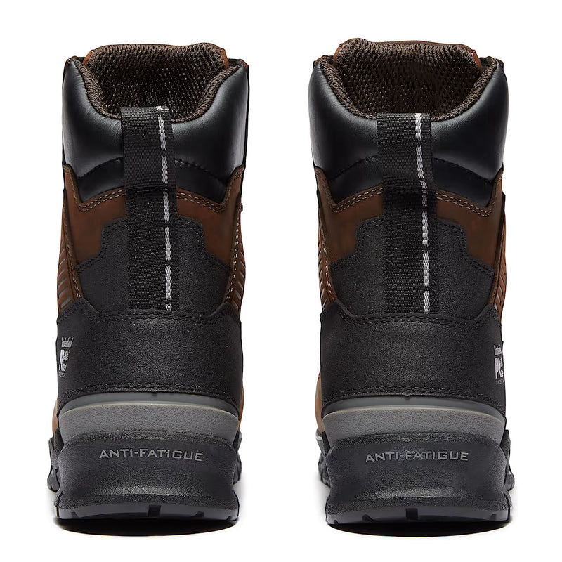 Timberland PRO 8" Endurance EV Comp-Toe Waterproof Insulated CSA Boots, Brown, Medium