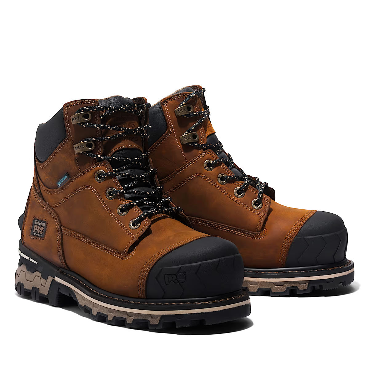 Timberland PRO Women's 6" Boondock Comp-Toe Waterproof Boots, TB1A5R9T214, Brown