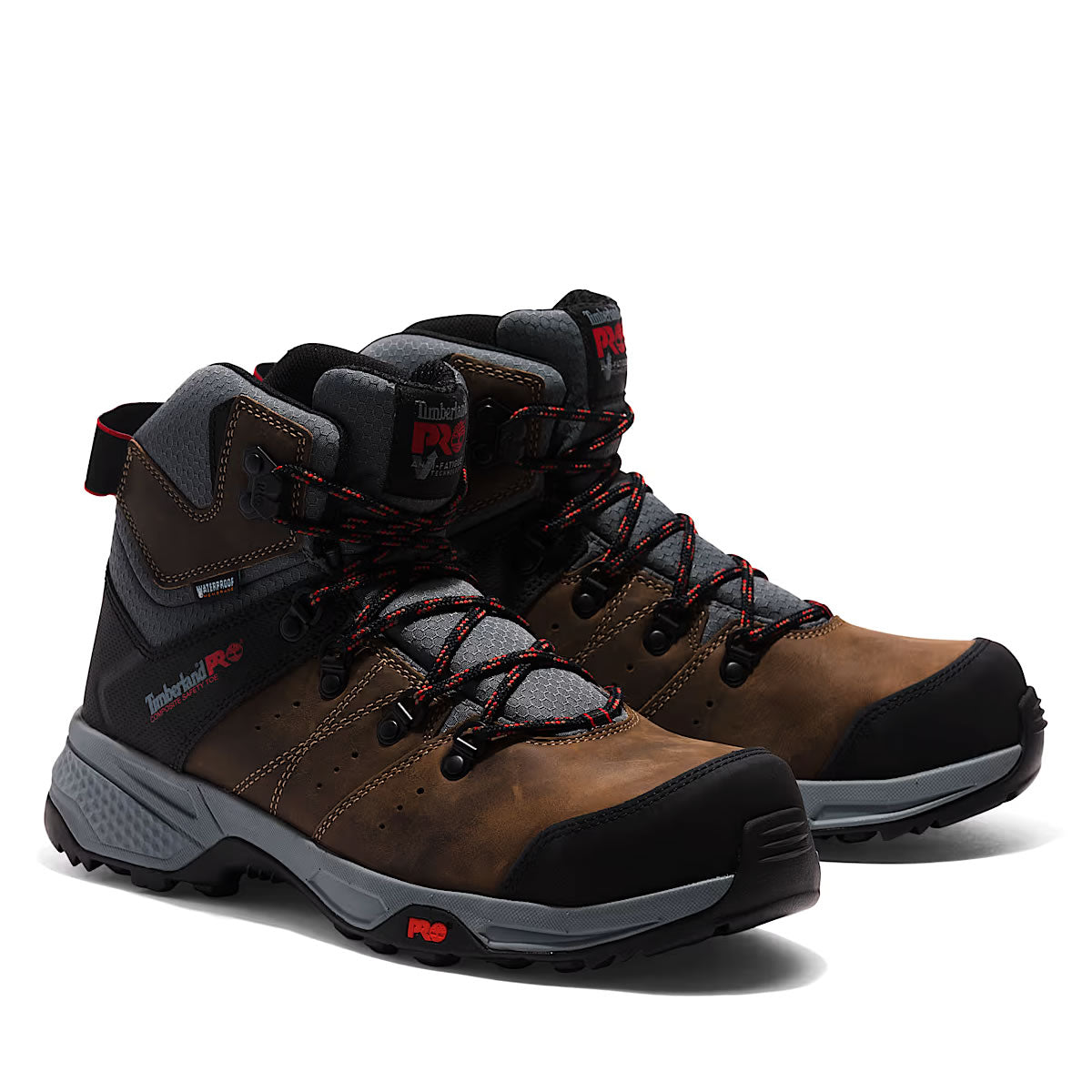 Timberland PRO Men's Switchback Comp-Toe Waterproof Boots, TB1A5SZ3214, Brown